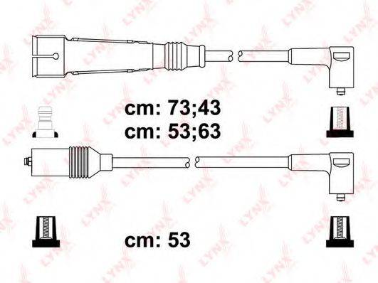 LYNXAUTO SPC8023 Комплект дротів запалювання