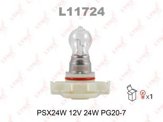 LYNXAUTO L11724 Лампа розжарювання, протитуманна фара