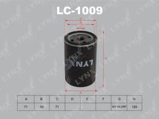 LYNXAUTO LC1009 Масляний фільтр