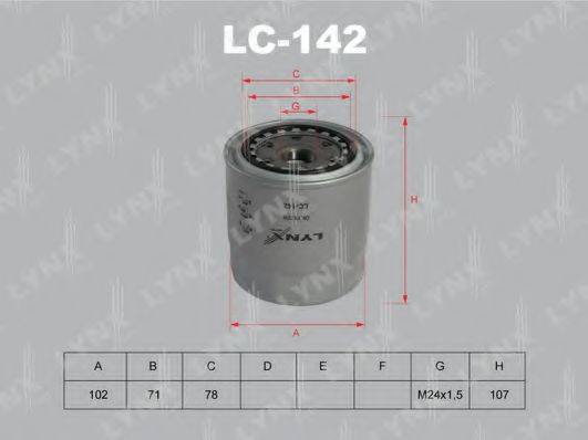 LYNXAUTO LC142 Масляний фільтр