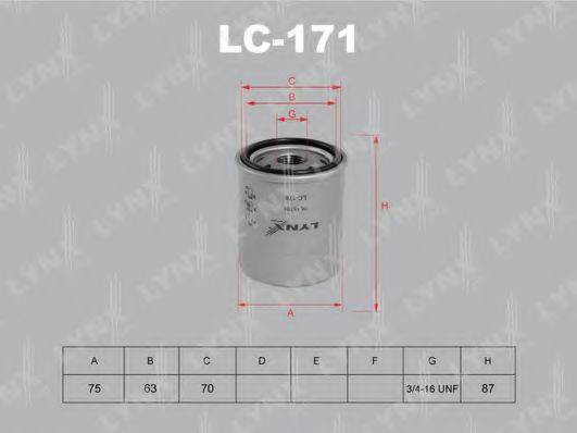 LYNXAUTO LC171 Масляний фільтр