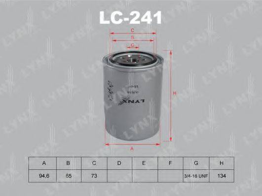 LYNXAUTO LC241 Масляний фільтр