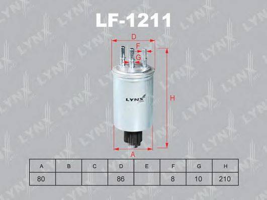 LYNXAUTO LF1211 Паливний фільтр