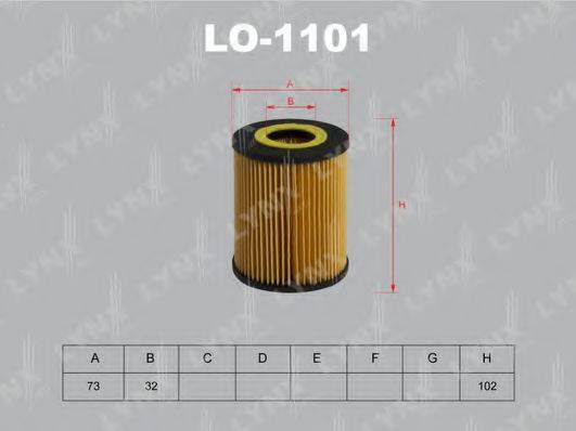 LYNXAUTO LO1101 Масляний фільтр