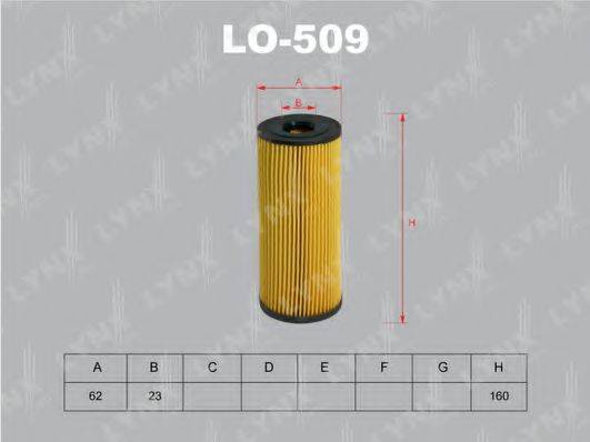 LYNXAUTO LO509 Масляний фільтр