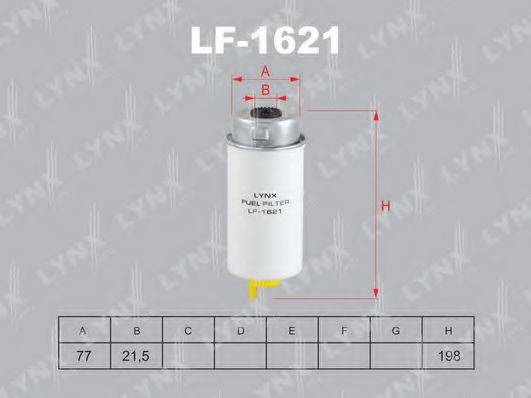 LYNXAUTO LF1621 Паливний фільтр