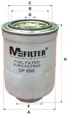 MFILTER DF690 Паливний фільтр