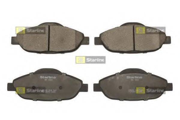 STARLINE BDS501 Комплект гальмівних колодок, дискове гальмо