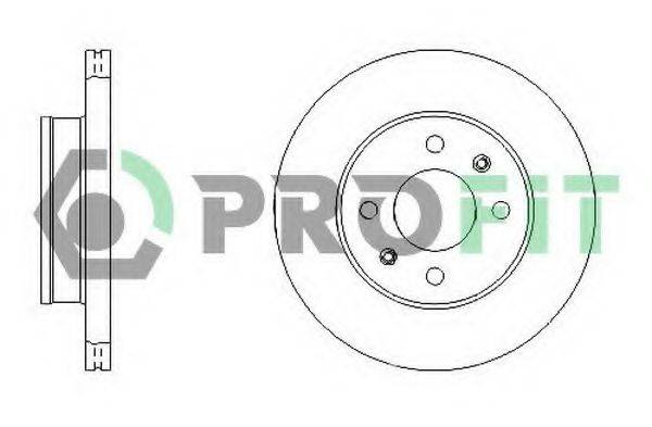 PROFIT 50101632 гальмівний диск