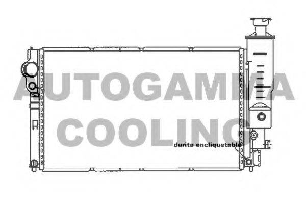 AUTOGAMMA 104121 Радіатор, охолодження двигуна
