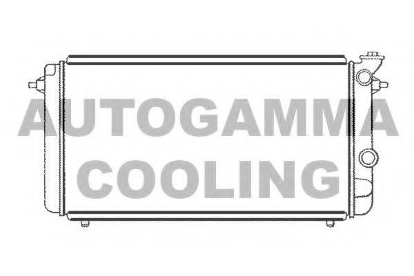 AUTOGAMMA 104123 Радіатор, охолодження двигуна
