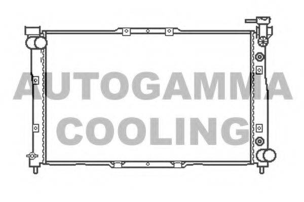 AUTOGAMMA 104523 Радіатор, охолодження двигуна