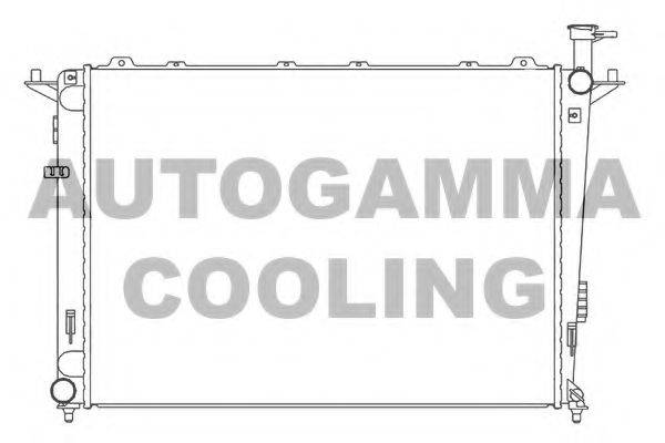 AUTOGAMMA 105807 Радіатор, охолодження двигуна
