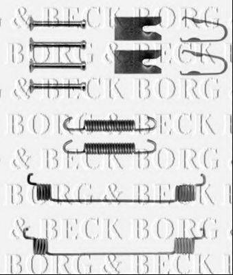 BORG & BECK BBK6147 Комплектуючі, колодки дискового гальма