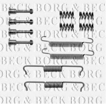 BORG & BECK BBK6177 Комплектуючі, колодки дискового гальма