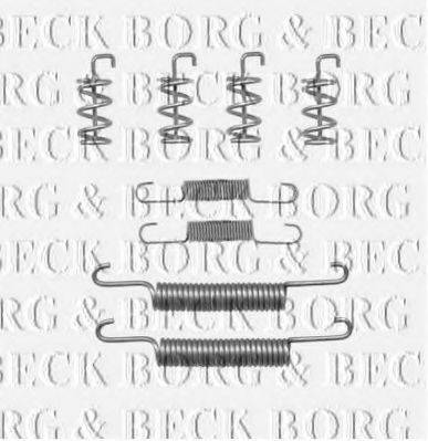BORG & BECK BBK6209 Комплектуючі, колодки дискового гальма