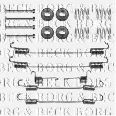 BORG & BECK BBK6247 Комплектуючі, колодки дискового гальма