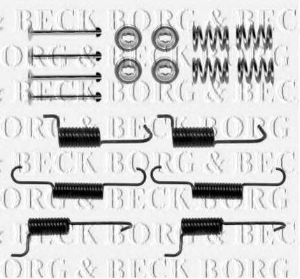 BORG & BECK BBK6270 Комплектуючі, колодки дискового гальма