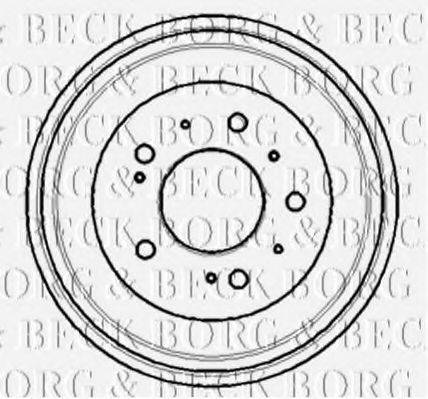 BORG & BECK BBR7101 Гальмівний барабан