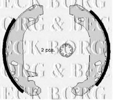 BORG & BECK BBS6227 Комплект гальмівних колодок