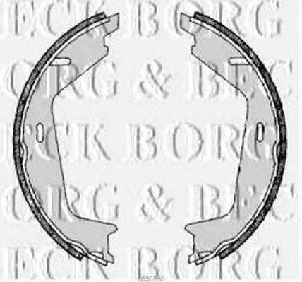 BORG & BECK BBS6296 Комплект гальмівних колодок