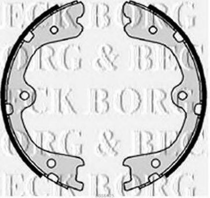 BORG & BECK BBS6425 Комплект гальмівних колодок