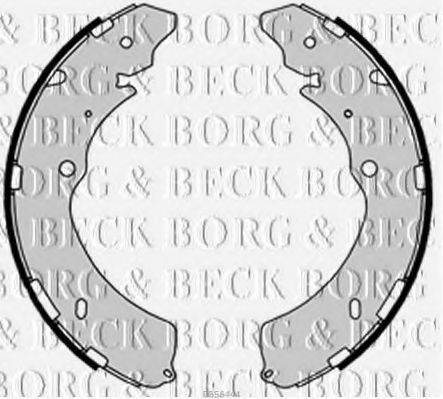 BORG & BECK BBS6444 Комплект гальмівних колодок
