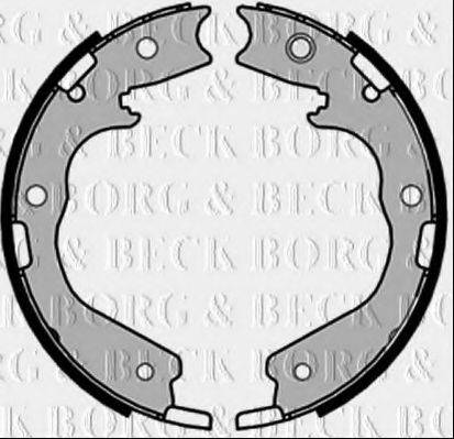 BORG & BECK BBS6468 Комплект гальмівних колодок
