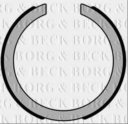 BORG & BECK BBS6486 Комплект гальмівних колодок