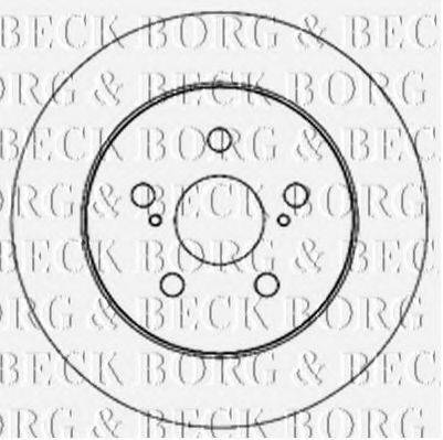 BORG & BECK BBD5173 гальмівний диск