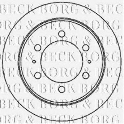 BORG & BECK BBD5185 гальмівний диск