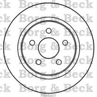 BORG & BECK BBD5210 гальмівний диск