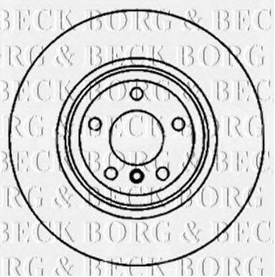 BORG & BECK BBD5825S гальмівний диск