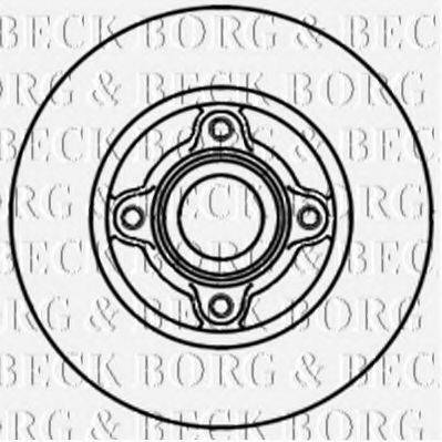 BORG & BECK BBD5939S гальмівний диск