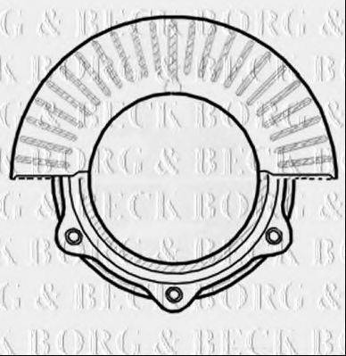 BORG & BECK BBD6021S гальмівний диск