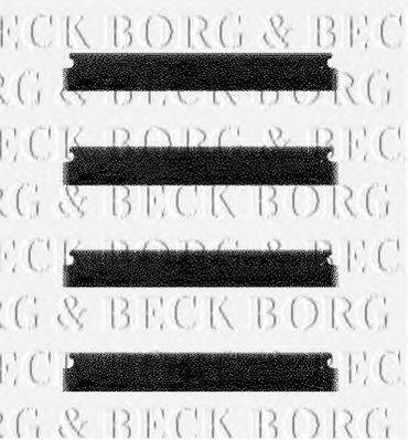 BORG & BECK BBK1078 Комплектуючі, колодки дискового гальма