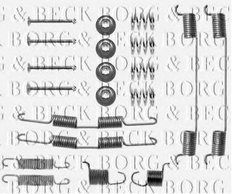 BORG & BECK BBK6064 Комплектуючі, колодки дискового гальма