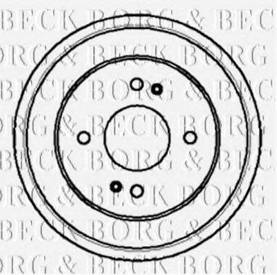 BORG & BECK BBR7006 Гальмівний барабан