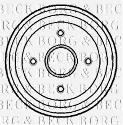 BORG & BECK BBR7075 Гальмівний барабан
