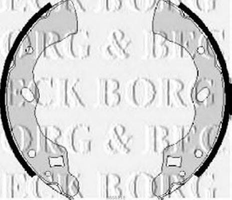 BORG & BECK BBS6118 Комплект гальмівних колодок