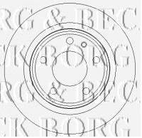BORG & BECK BBD4339 гальмівний диск