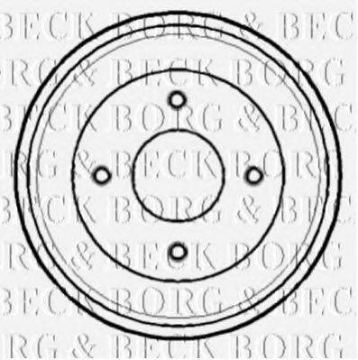 BORG & BECK BBR7129 Гальмівний барабан