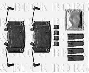 BORG & BECK BBK1413 Комплектуючі, колодки дискового гальма