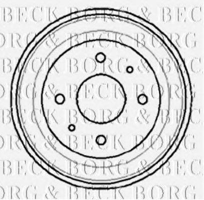 BORG & BECK BBR7008 Гальмівний барабан