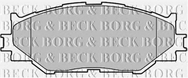 BORG & BECK BBP1993 Комплект гальмівних колодок, дискове гальмо
