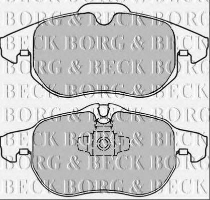BORG & BECK BBP2354 Комплект гальмівних колодок, дискове гальмо