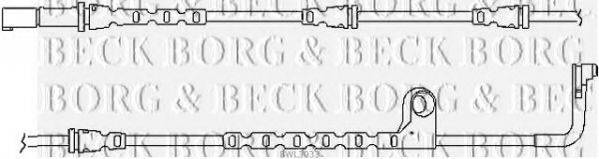 BORG & BECK BWL3033 Сигналізатор, знос гальмівних колодок