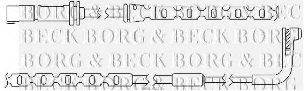 BORG & BECK BWL3035 Сигналізатор, знос гальмівних колодок