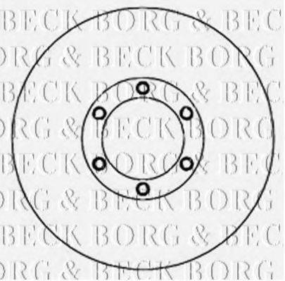 BORG & BECK BBD4750 гальмівний диск
