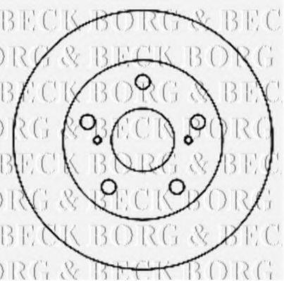 BORG & BECK BBD5177 гальмівний диск